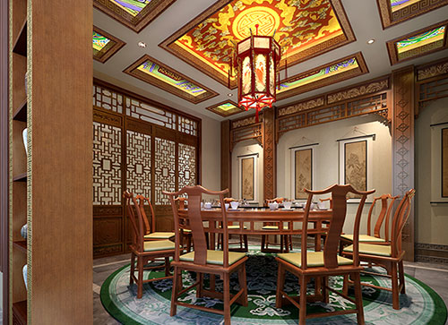 咸宁中式古典风格家居装修设计效果图
