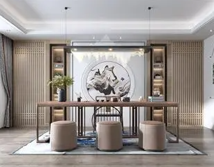 咸宁新中式风格茶室如何规划设计
